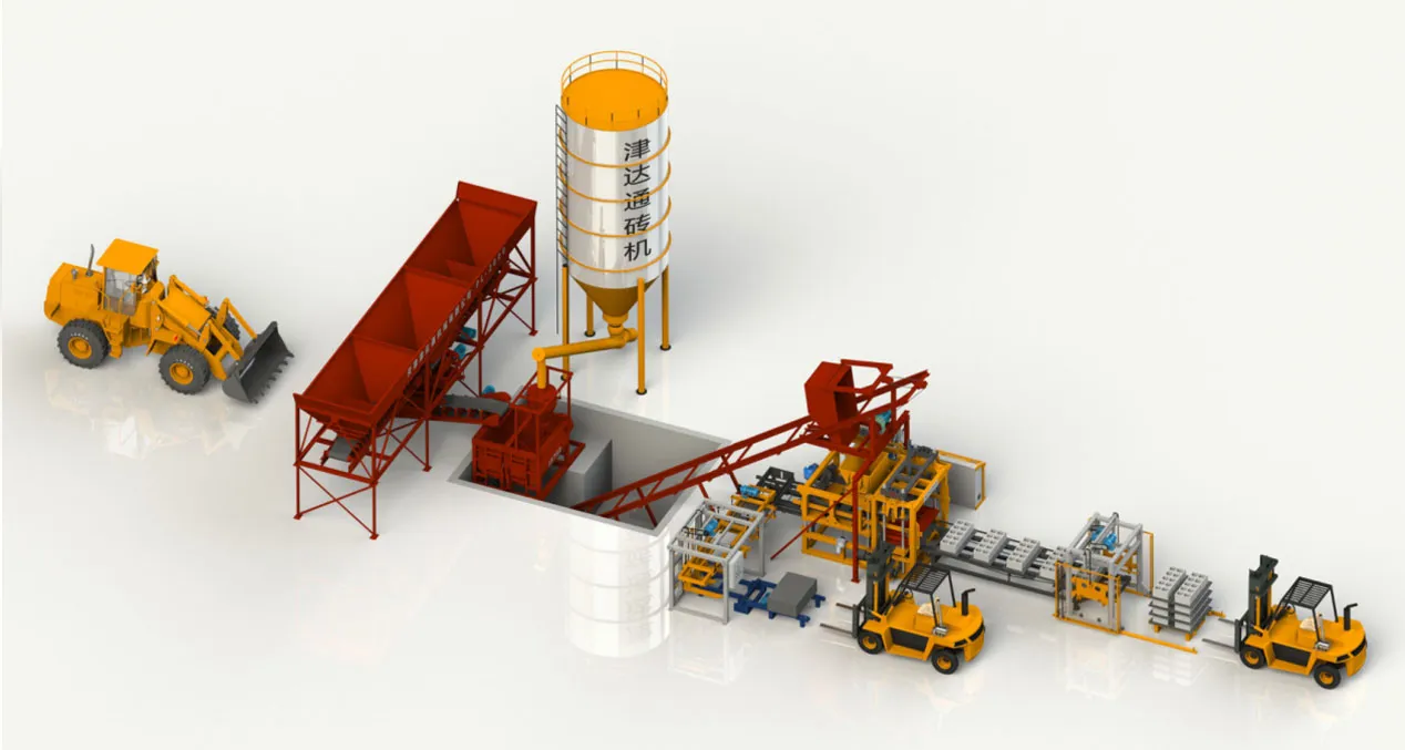 Вибропресс для пустотелых стеновых блоков JDT-2000TM5 (6)