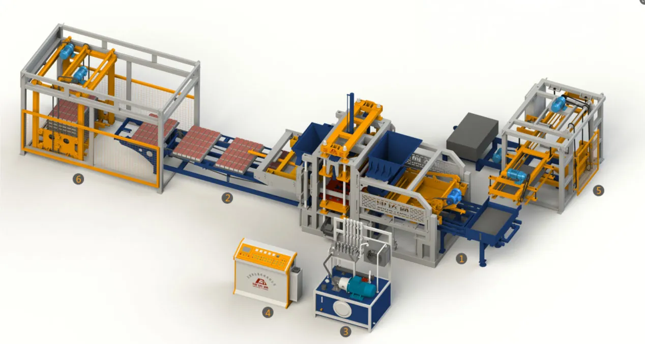 Станок для производства цветной тротуарной плитки JDT-2000K20K25K30 (5)