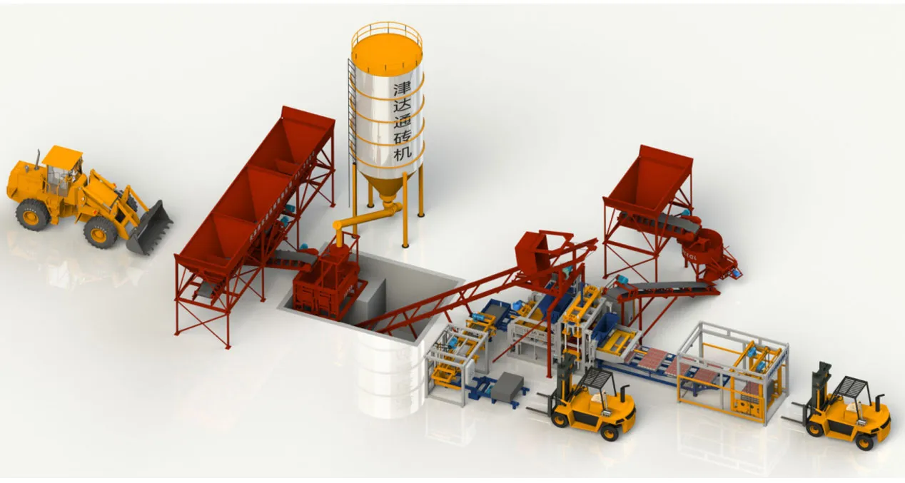 Станок для производства цветной тротуарной плитки JDT-2000K20K25K30 (6)