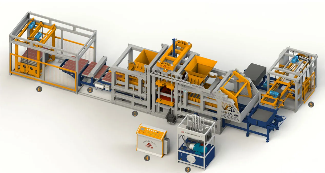 Формовочная машина для цветной тротуарной плитки JDT-3000T10-t (2)
