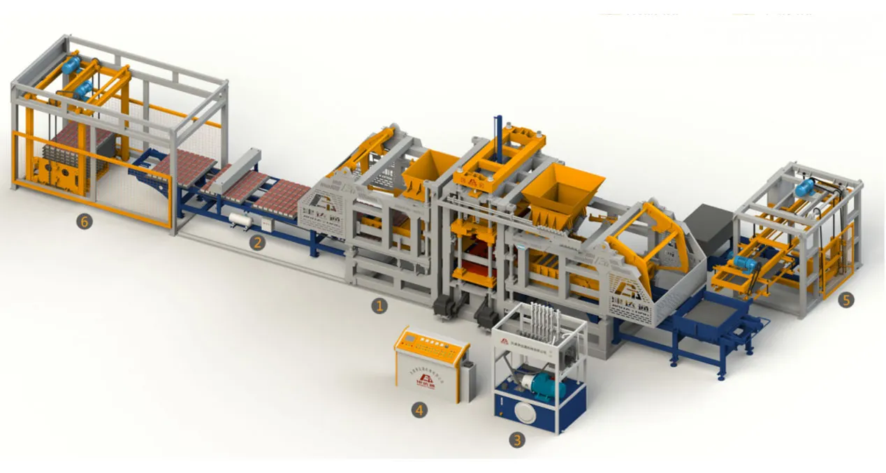 Формовочная машина для цветной тротуарной плитки JDT-3000T12 (5)