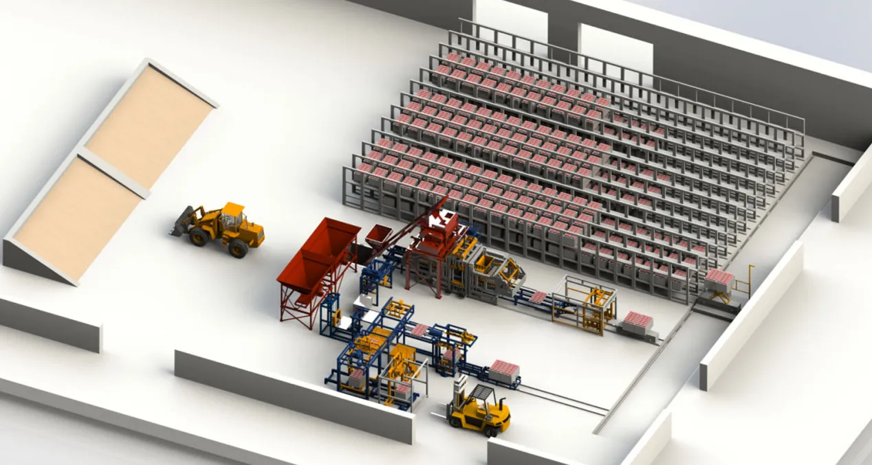 Формовочная машина для цветной тротуарной плитки JDT-3000T12 (6)