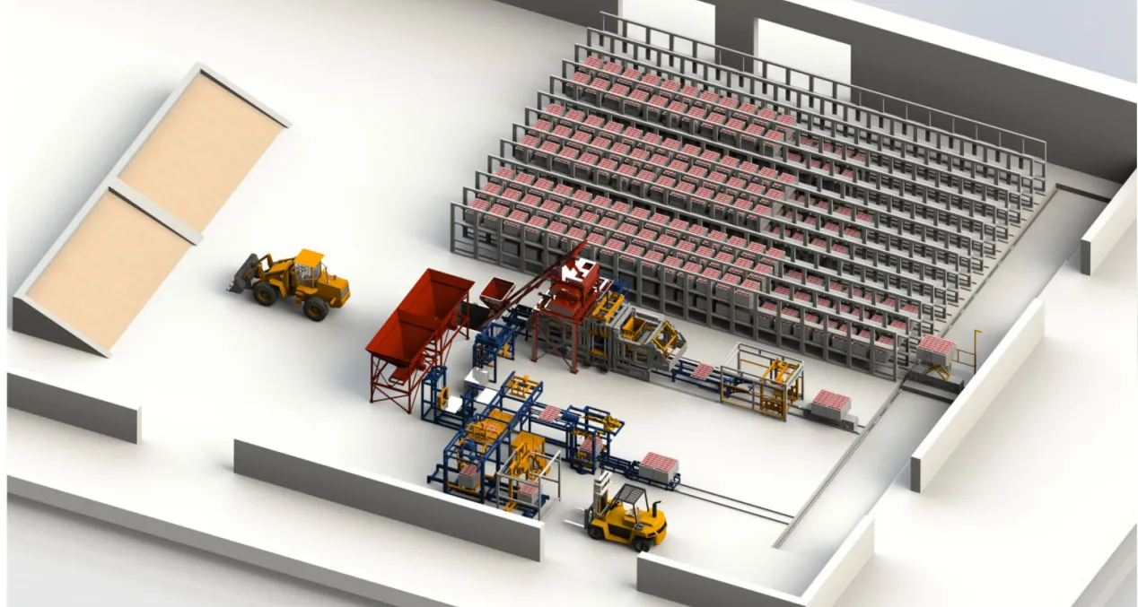 Формовочная машина для цветной тротуарной плитки JDT-3000T15 (6)