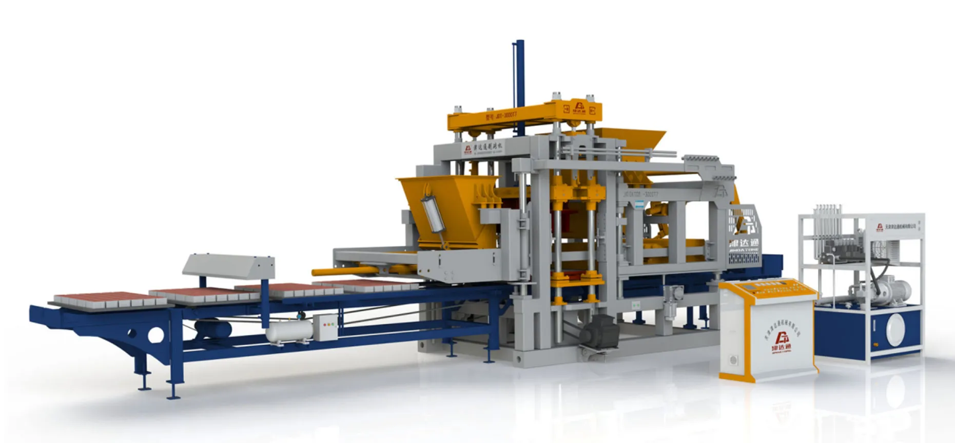 Формовочная машина для цветной тротуарной плитки JDT-3000T7-t (1)